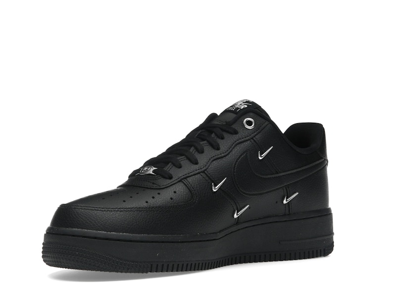 Nike Air Force 1 Low '07 LX Black Silver Mini Swoosh (Women's)