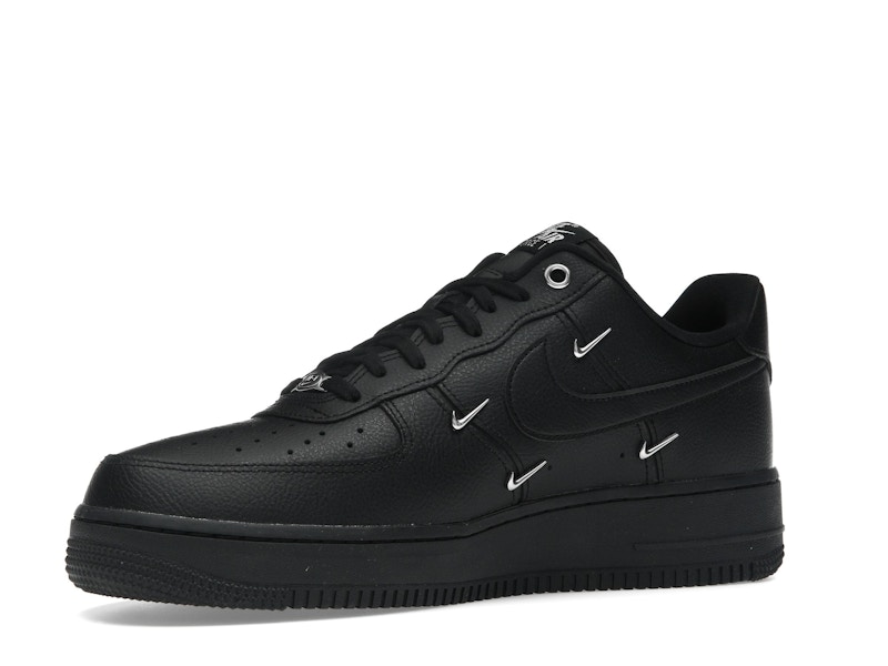 Nike Air Force 1 Low '07 LX Black Silver Mini Swoosh (Women's)