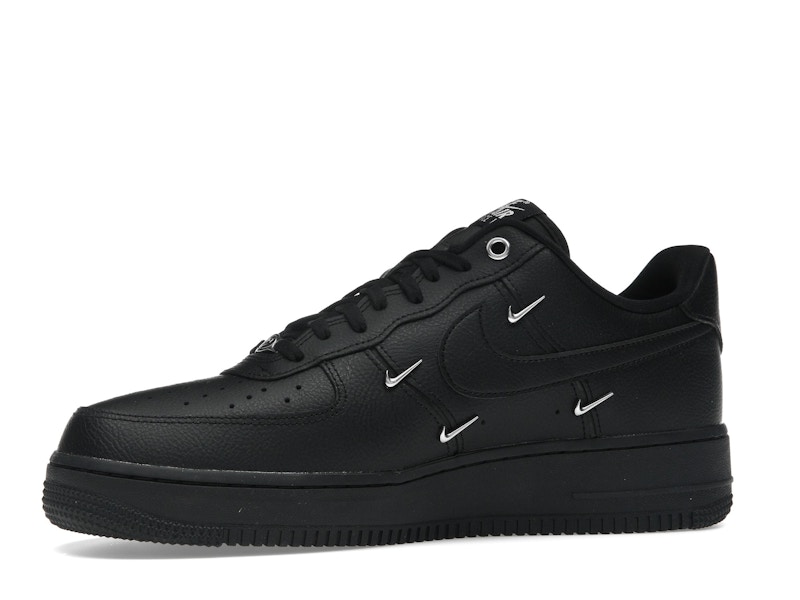 Nike Air Force 1 Low '07 LX Black Silver Mini Swoosh (Women's)