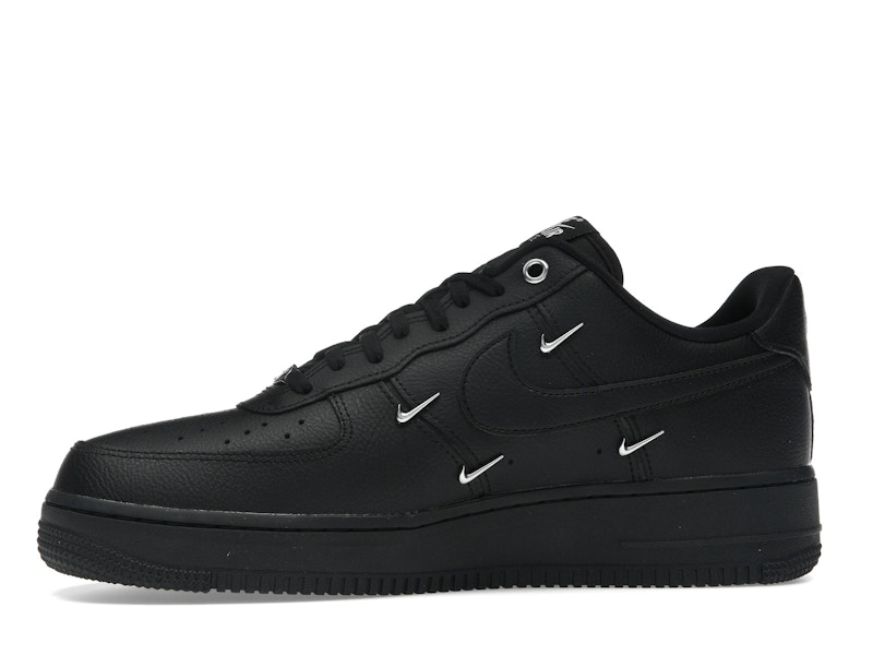 Nike Air Force 1 Low '07 LX Black Silver Mini Swoosh (Women's)