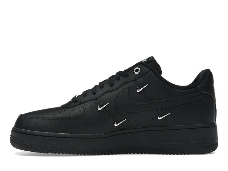 Nike Air Force 1 Low '07 LX Black Silver Mini Swoosh (Women's)
