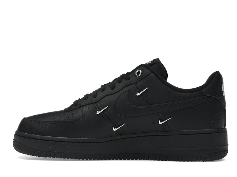 Nike Air Force 1 Low '07 LX Black Silver Mini Swoosh (Women's)