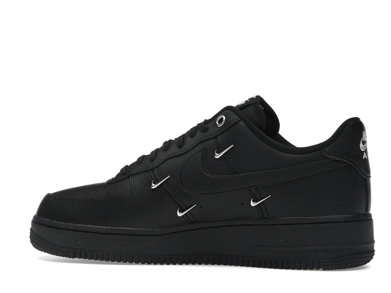 Nike Air Force 1 Low '07 LX Black Silver Mini Swoosh (Women's)