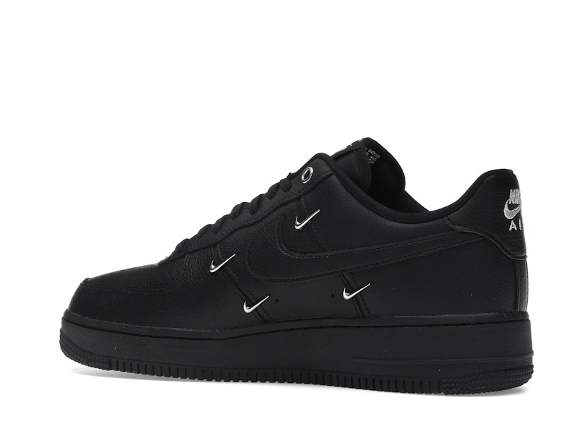 Nike Air Force 1 Low '07 LX Black Silver Mini Swoosh (Women's)