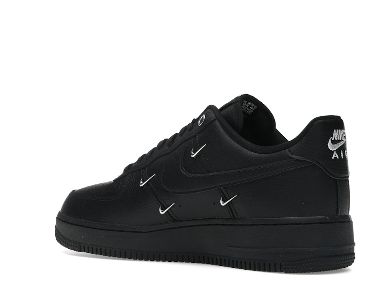 Nike Air Force 1 Low '07 LX Black Silver Mini Swoosh (Women's)
