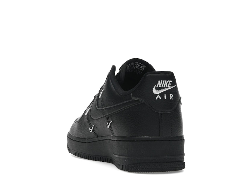 Nike Air Force 1 Low '07 LX Black Silver Mini Swoosh (Women's)