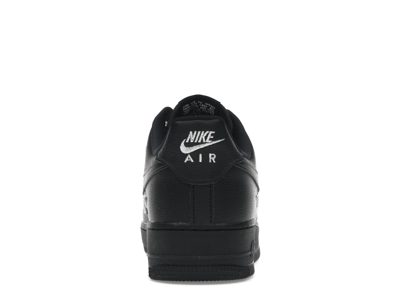 Nike Air Force 1 Low '07 LX Black Silver Mini Swoosh (Women's)