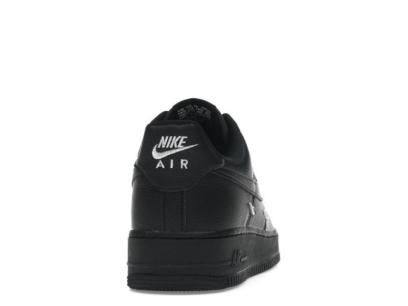 Nike Air Force 1 Low '07 LX Black Silver Mini Swoosh (Women's)