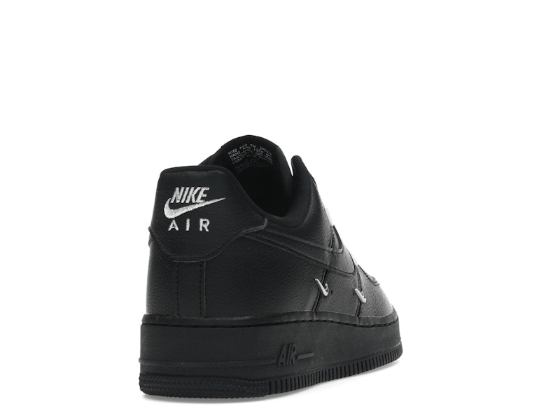 Nike Air Force 1 Low '07 LX Black Silver Mini Swoosh (Women's)