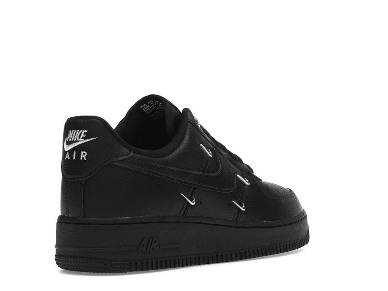 Nike Air Force 1 Low '07 LX Black Silver Mini Swoosh (Women's)