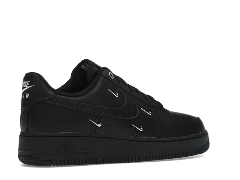 Nike Air Force 1 Low '07 LX Black Silver Mini Swoosh (Women's)