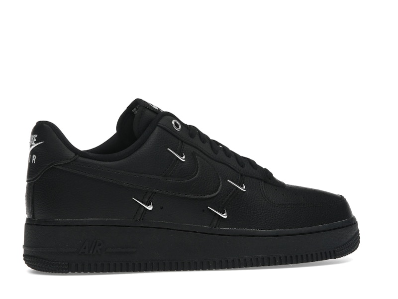 Nike Air Force 1 Low '07 LX Black Silver Mini Swoosh (Women's)