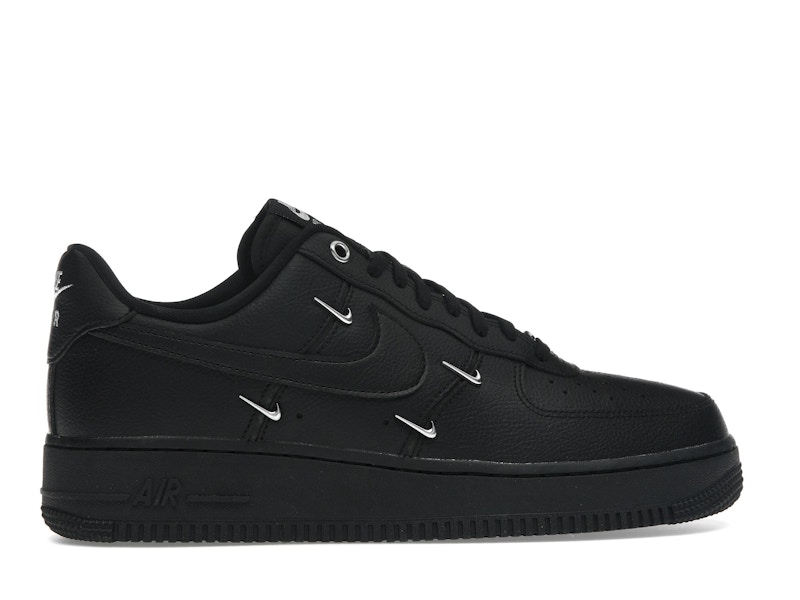 Nike Air Force 1 Low '07 LX Black Silver Mini Swoosh (Women's)