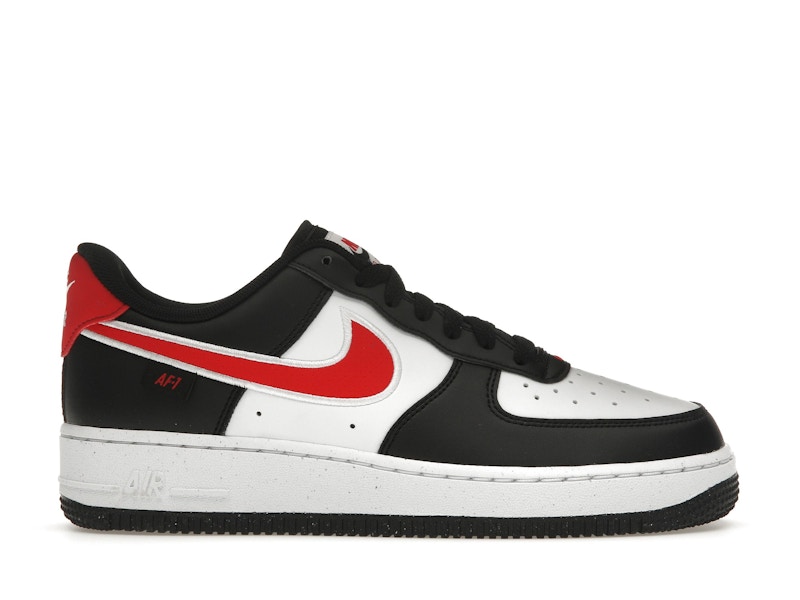 Nike Air Force 1 Low 07 Next Nature Black White University Red Men s HM0721 002 US