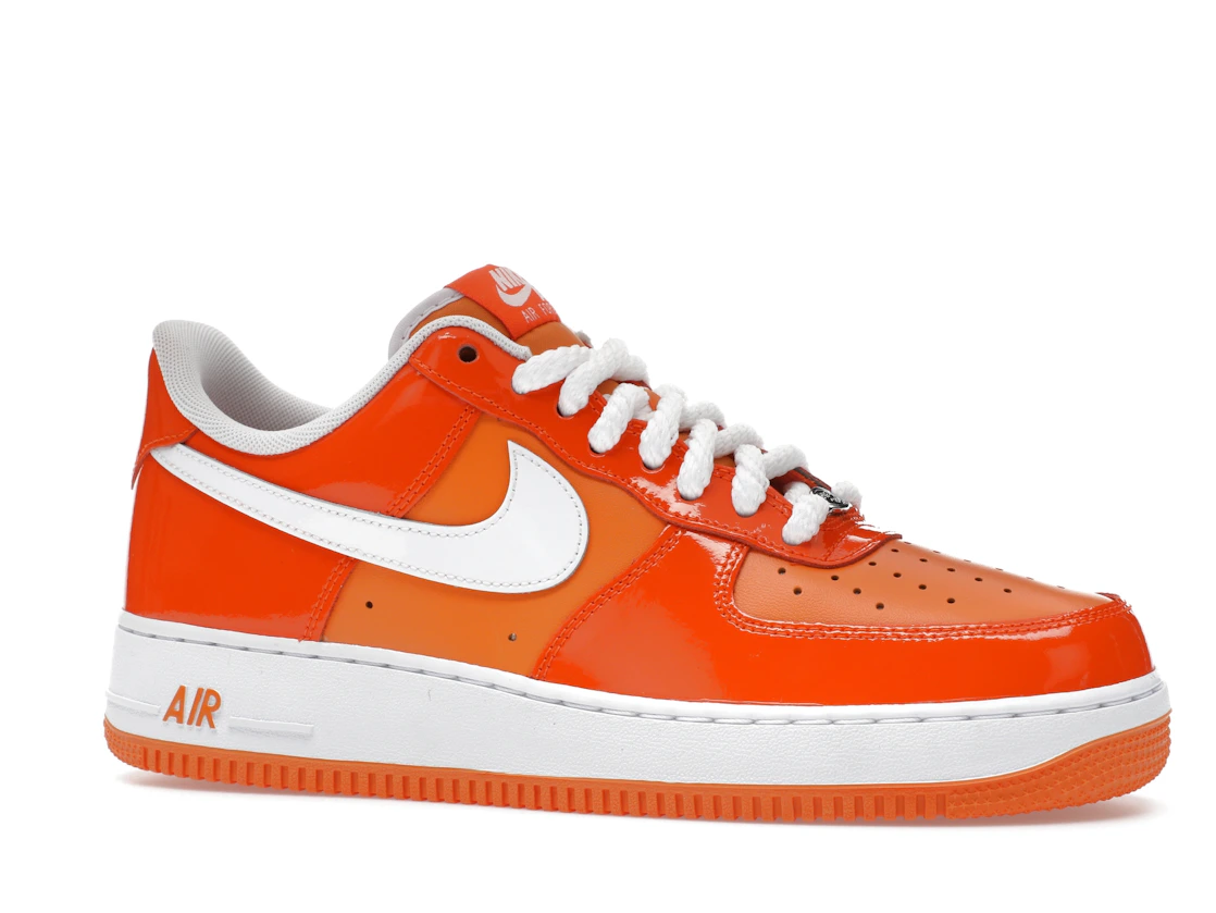 Nike Air Force 1 Low '07 Orange White Patent