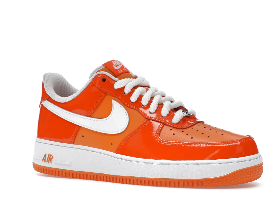 Nike Air Force 1 Low '07 Orange White Patent