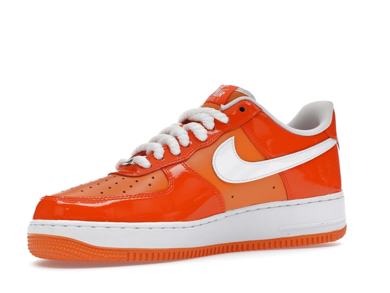 Nike Air Force 1 Low '07 Orange White Patent