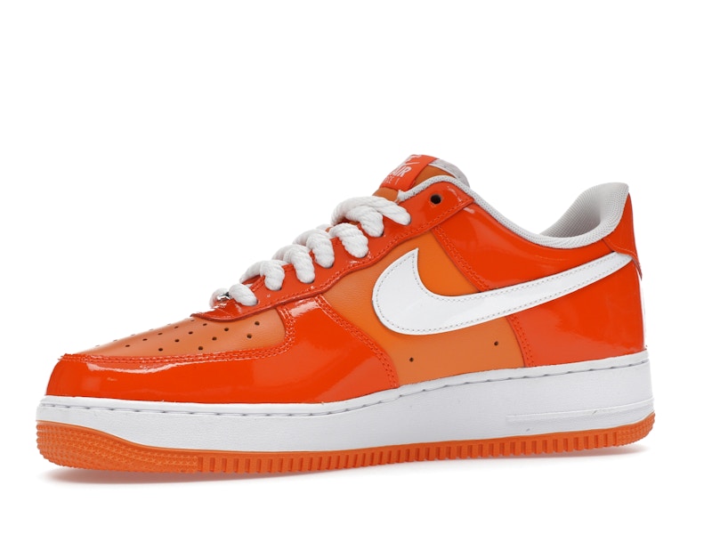 Nike Air Force 1 Low '07 Orange White Patent