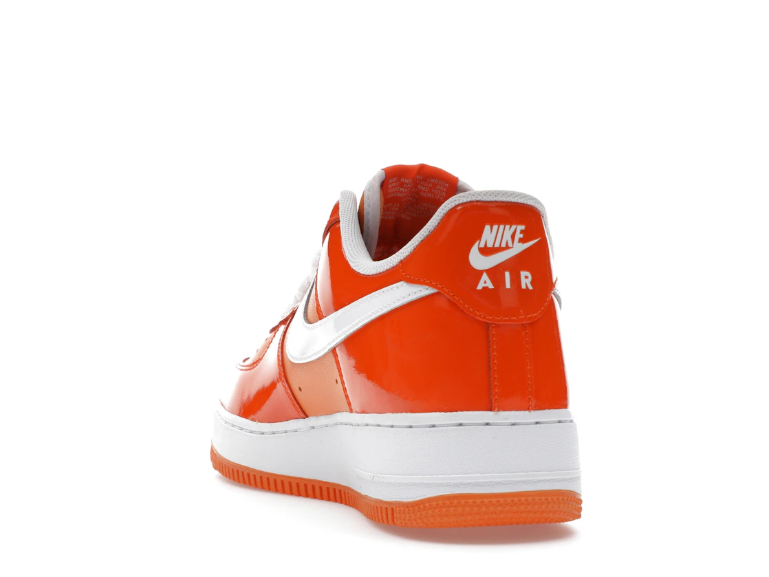Nike Air Force 1 Low '07 Orange White Patent