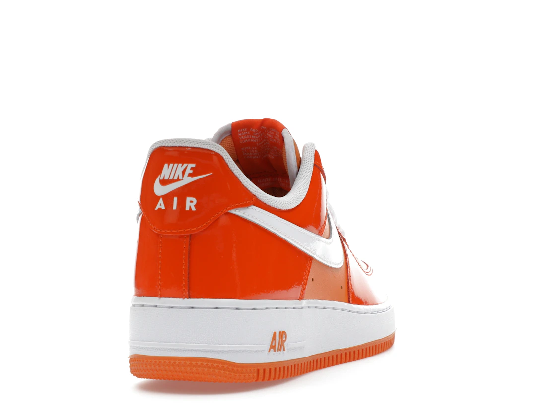 Nike Air Force 1 Low '07 Orange White Patent