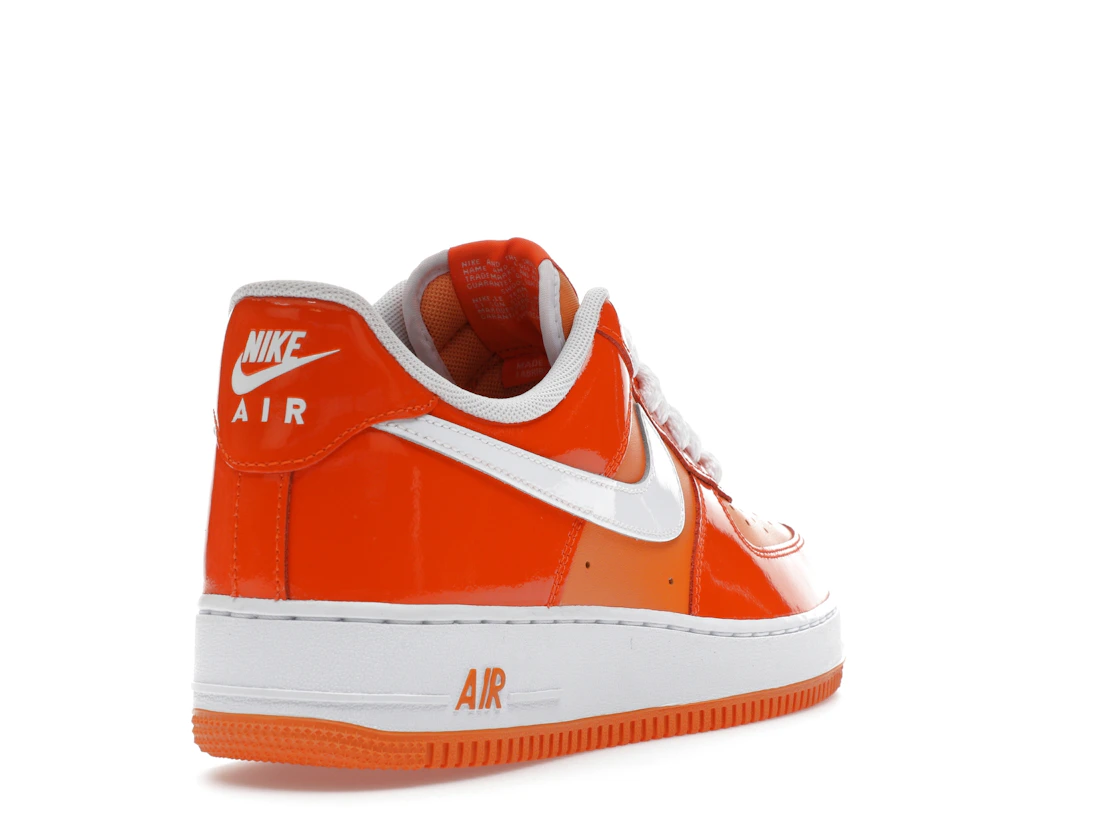 Nike Air Force 1 Low '07 Orange White Patent