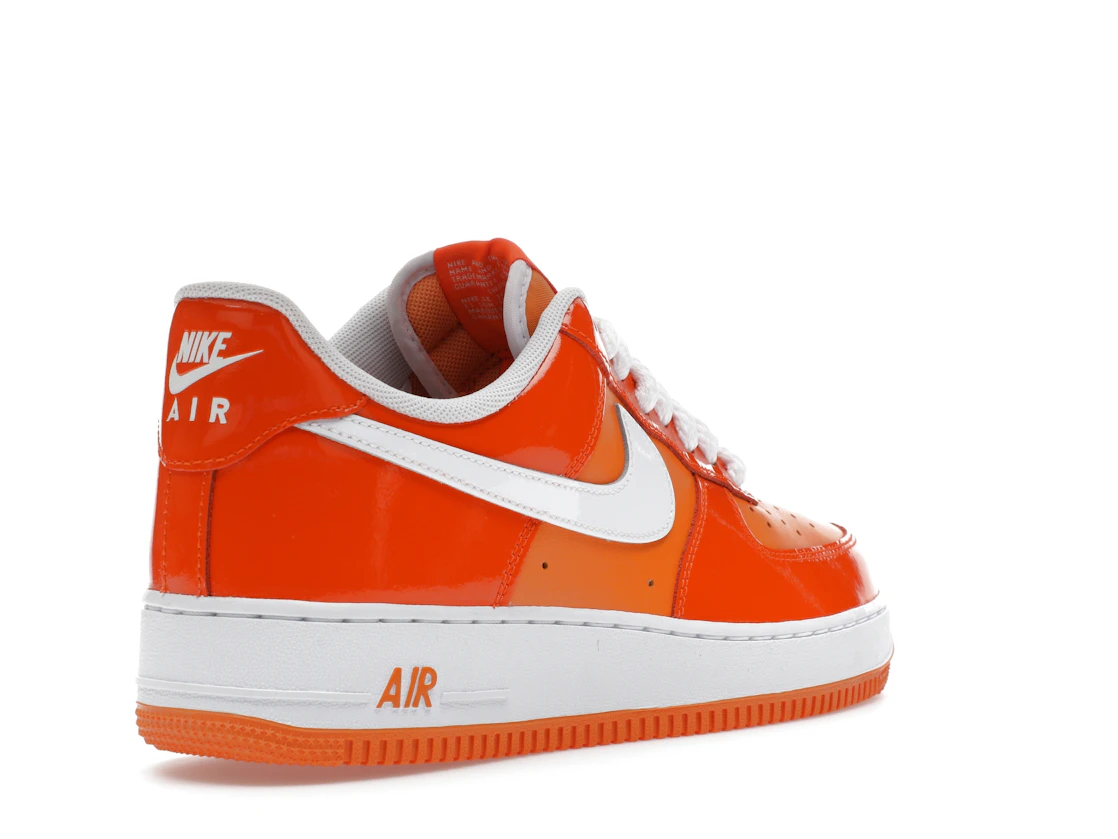 Nike Air Force 1 Low '07 Orange White Patent