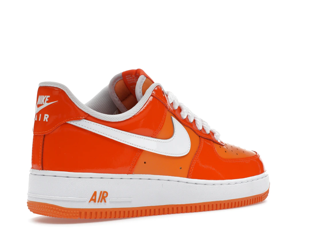 Nike Air Force 1 Low '07 Orange White Patent