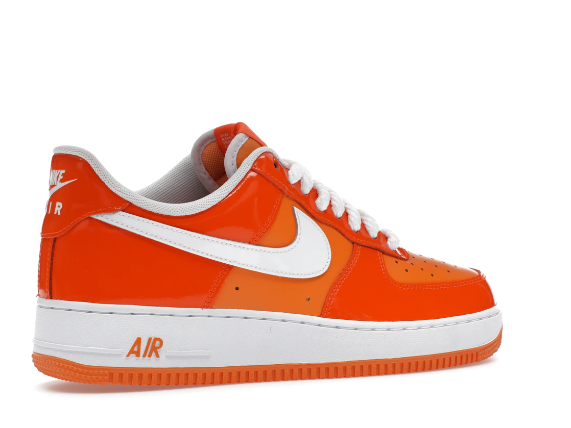 Nike Air Force 1 Low '07 Orange White Patent