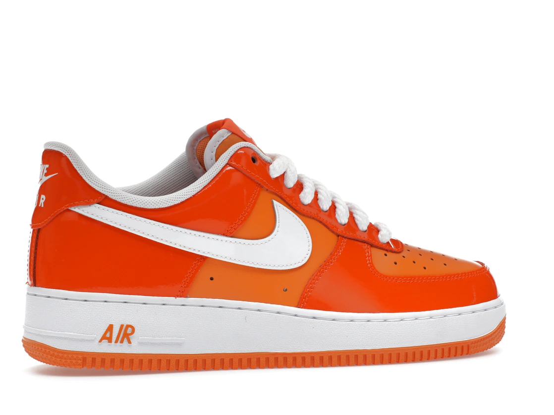 Nike Air Force 1 Low '07 Orange White Patent