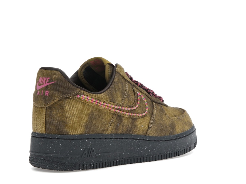 Nike Air Force 1 Low '07 QS Boucle Desert Moss Fierce Pink