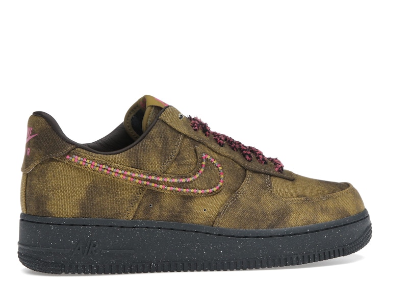 Nike Air Force 1 Low '07 QS Boucle Desert Moss Fierce Pink