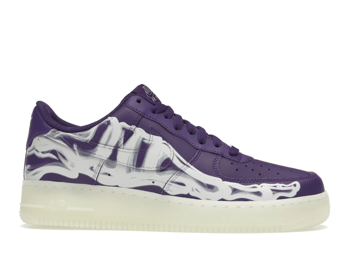 Nike Air Force 1 Low '07 QS Purple Skeleton Halloween (2021)