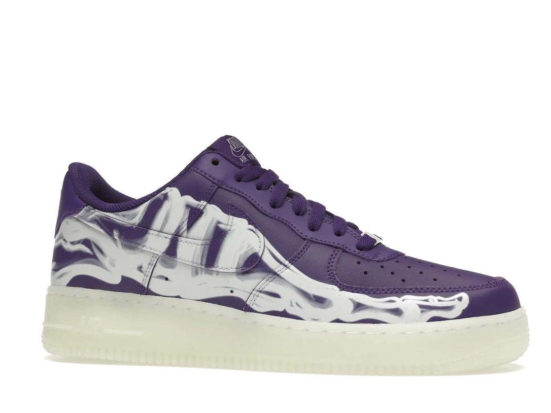 Nike Air Force 1 Low '07 QS Purple Skeleton Halloween (2021)