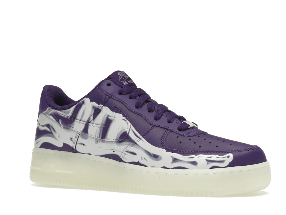 Nike Air Force 1 Low '07 QS Purple Skeleton Halloween (2021)
