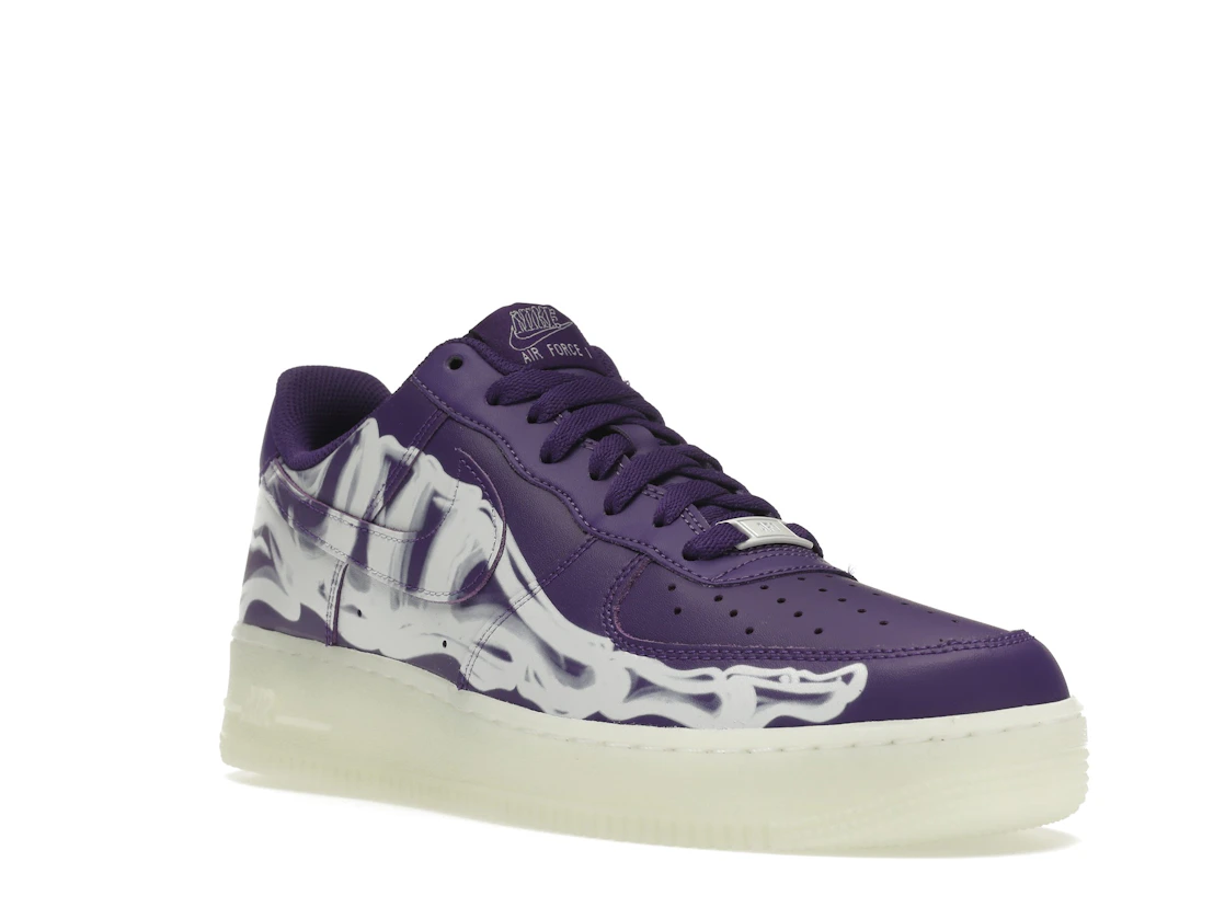 Nike Air Force 1 Low '07 QS Purple Skeleton Halloween (2021)