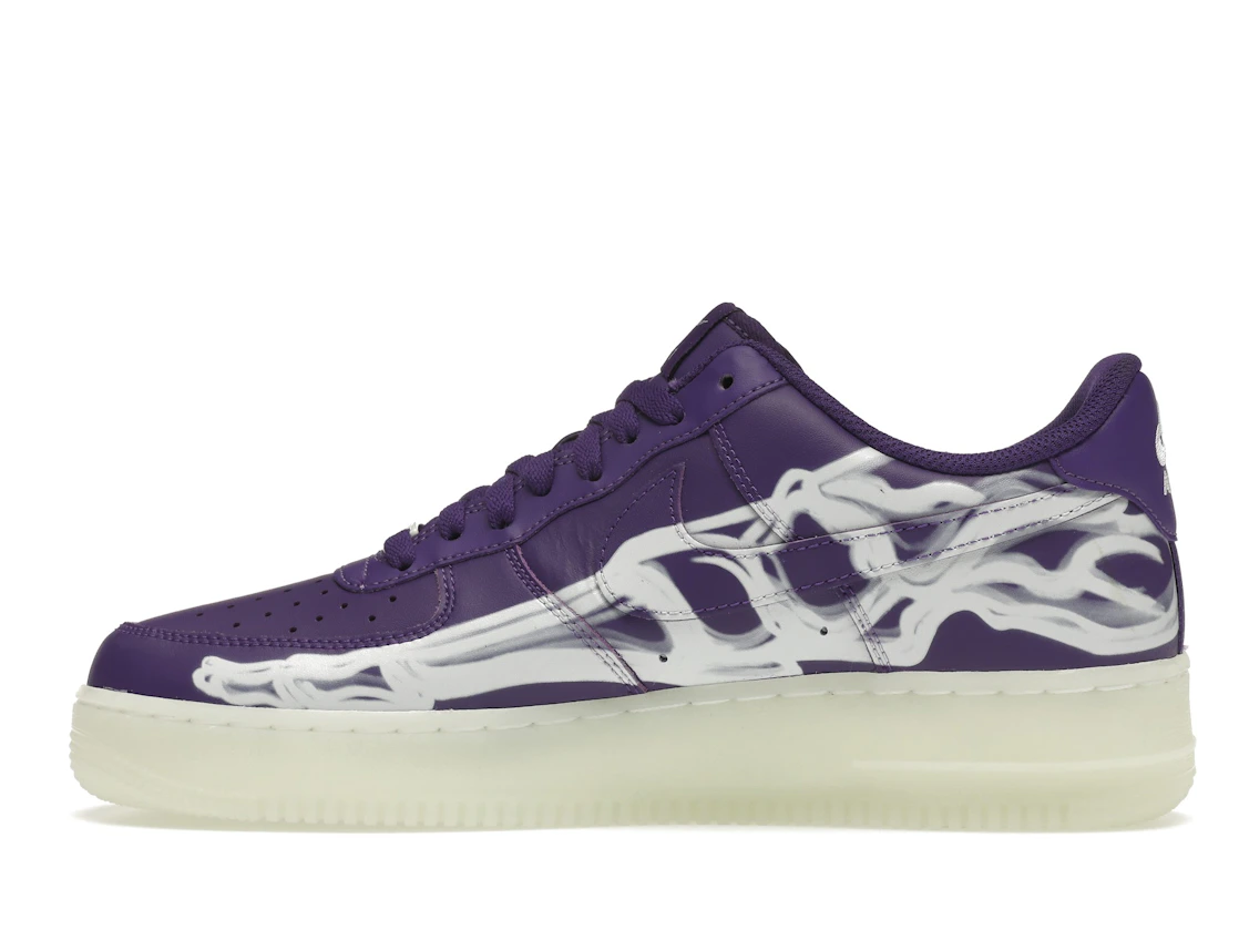 Nike Air Force 1 Low '07 QS Purple Skeleton Halloween (2021)