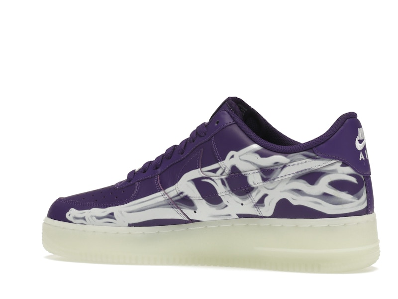 Nike Air Force 1 Low '07 QS Purple Skeleton Halloween (2021)