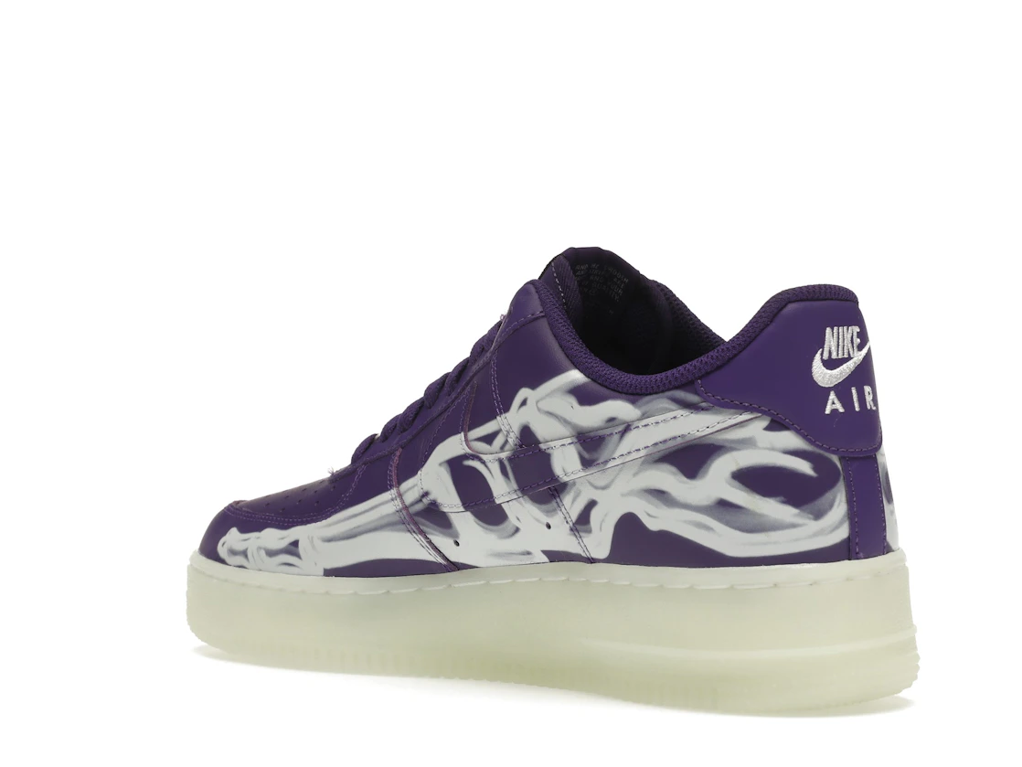 Nike Air Force 1 Low '07 QS Purple Skeleton Halloween (2021)