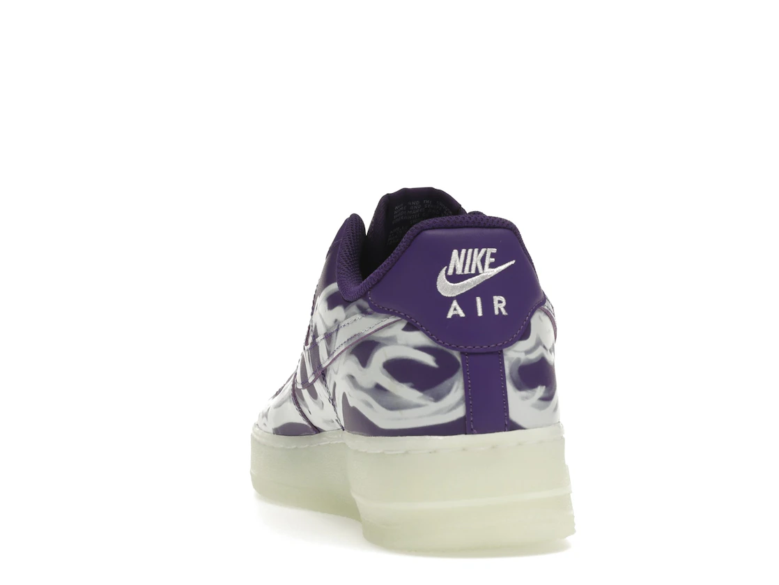 Nike Air Force 1 Low '07 QS Purple Skeleton Halloween (2021)