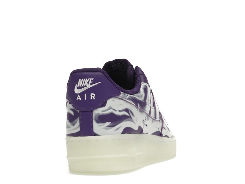 Nike Air Force 1 Low '07 QS Purple Skeleton Halloween (2021)