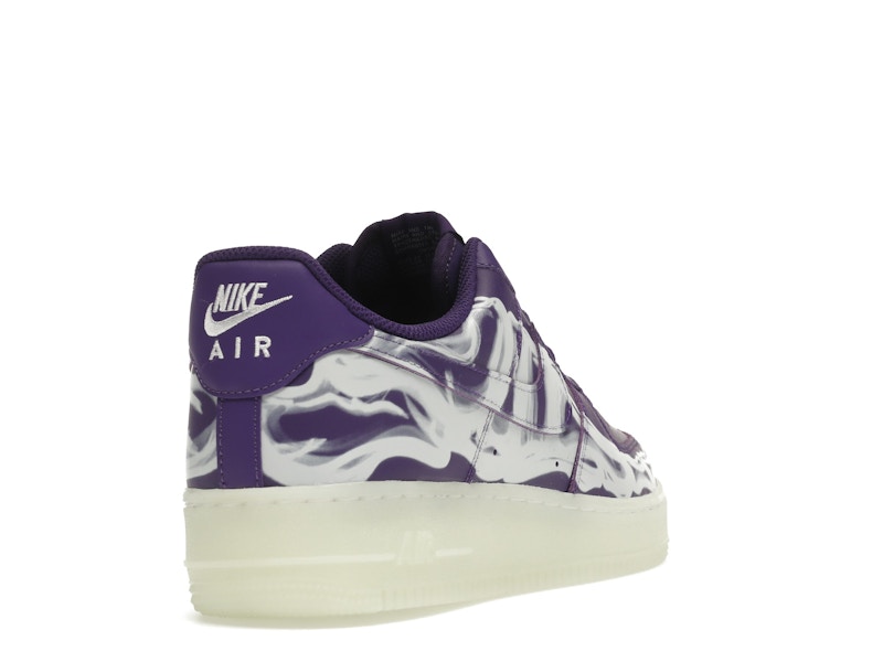 Nike Air Force 1 Low '07 QS Purple Skeleton Halloween (2021)