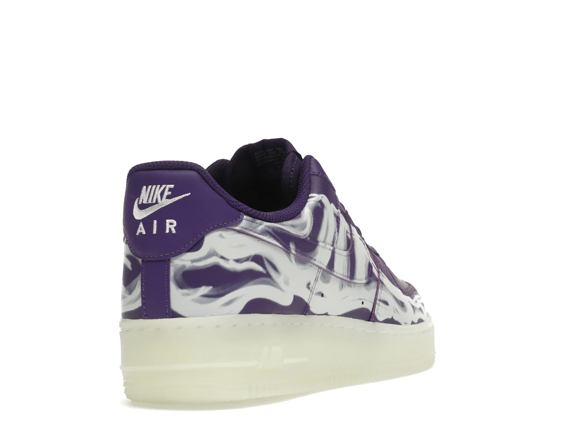 Nike Air Force 1 Low '07 QS Purple Skeleton Halloween (2021)