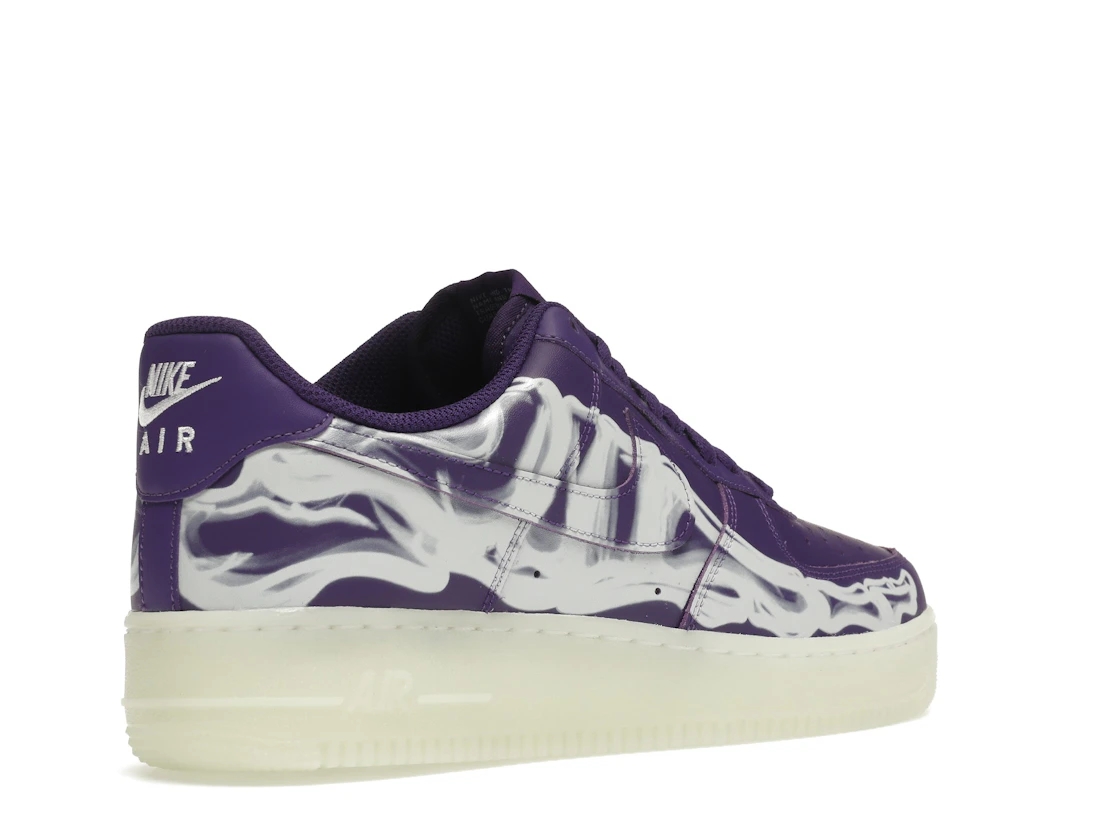 Nike Air Force 1 Low '07 QS Purple Skeleton Halloween (2021)