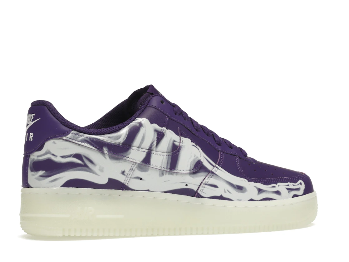 Nike Air Force 1 Low '07 QS Purple Skeleton Halloween (2021)