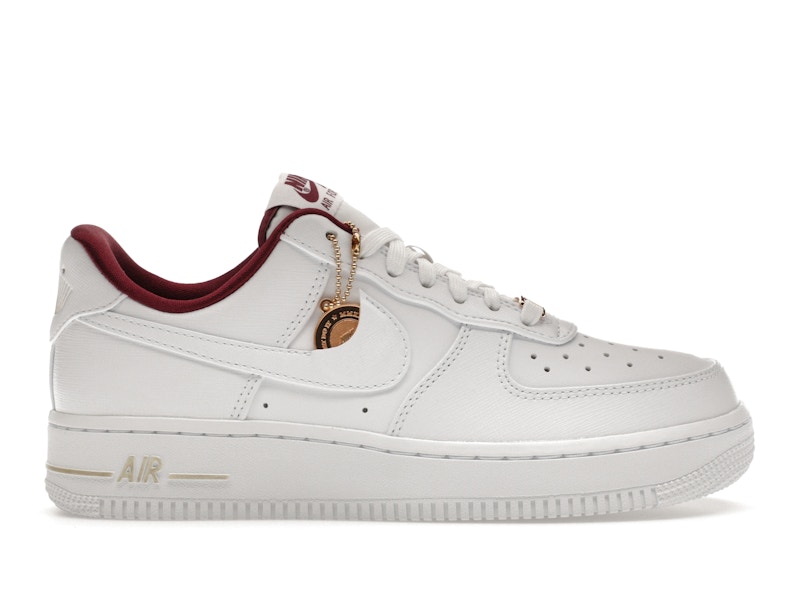 Nike air force 1 hot sale weinrot