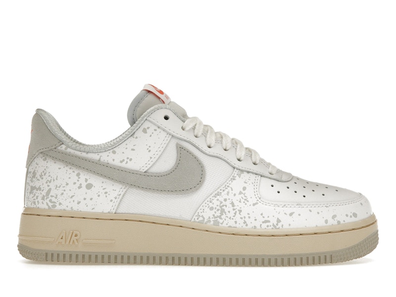 Nike Air Force 1 Low 07 Peinture en aerosol Blanc Platine pur Homme Style FD9758 100 FR