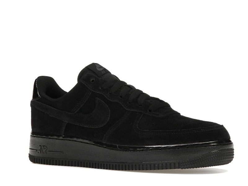 Nike Air Force 1 Low '07 Triple Black Suede (Women's)