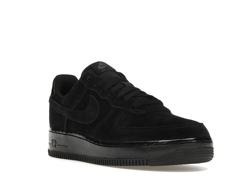 Nike Air Force 1 Low '07 Triple Black Suede (Women's)
