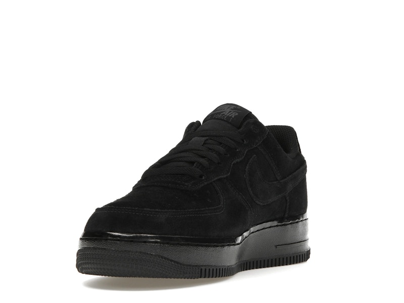 Nike Air Force 1 Low '07 Triple Black Suede (Women's)