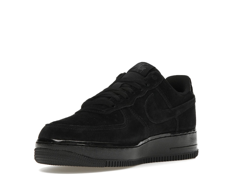 Nike Air Force 1 Low '07 Triple Black Suede (Women's)